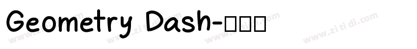 Geometry Dash字体转换
